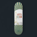 Rock and Roll Modern Skateboard<br><div class="desc">Mit einem funky E-Gitarrendesign sind diese Boards moderne Kunstwerke, die sich perfekt für Adrenalin-Junkies und Musikliebhaber eignen.</div>
