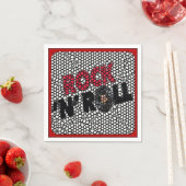 Rock and Roll Mosaic Retro Party Napkins Serviette (Beispiel)