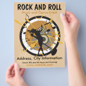 Rock and Roll Music Flyer (Hand)
