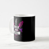 Rock and Roll Music Gitarre 1 Kaffeetasse (Vorderseite Links)