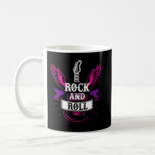 Rock and Roll Music Gitarre 1 Kaffeetasse