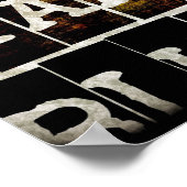 Rock and Roll Music Poster Kunst als Hintergrund (Ecke)