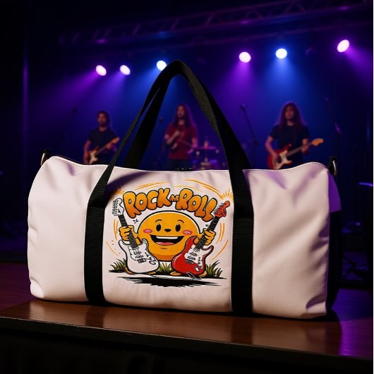 Rock And Roll Musik Jongleur Duffle Bag