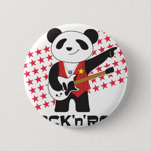Rock-and-Roll PANDA Button