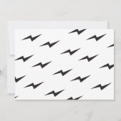 Rock and Roll Party Geboren Two Rock Birthday Foto Einladung (Rückseite)