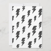 Rock and Roll Party Rocked One Year 1 Einladung (Rückseite)