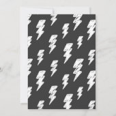 Rock and Roll Party Rocked One Year 1 Einladung (Rückseite)