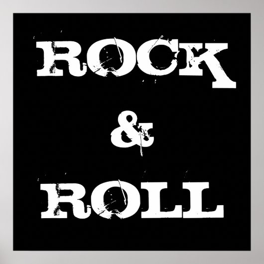 Rock and Roll Poster (Vorne)