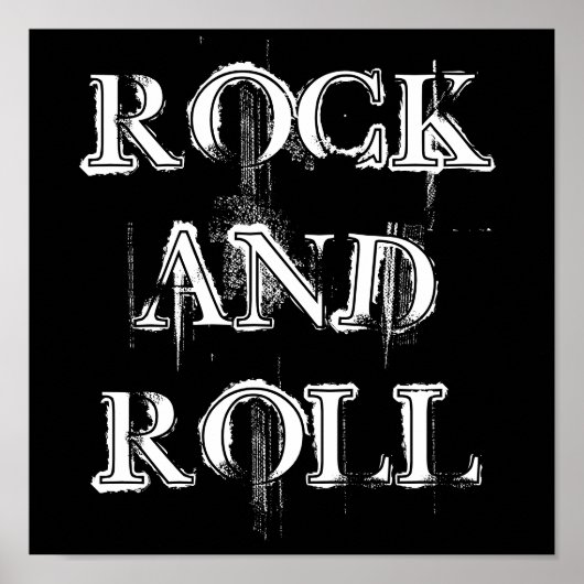 ROCK, AND, ROLL POSTER (Vorne)