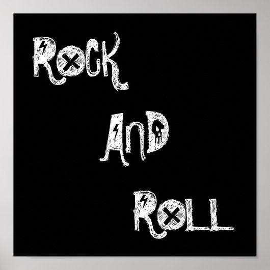 ROCK, AND, ROLL POSTER (Vorne)