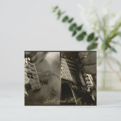 Rock and Roll Postkarte (Stehend Vorderseite)