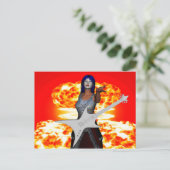 Rock and Roll Postkarte (Stehend Vorderseite)