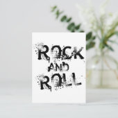 Rock and Roll Postkarte (Stehend Vorderseite)