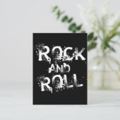 Rock and Roll Postkarte (Stehend Vorderseite)