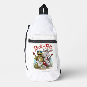 Rock and Roll Rabbit and Tortoise Jam Session Crossbody Bag