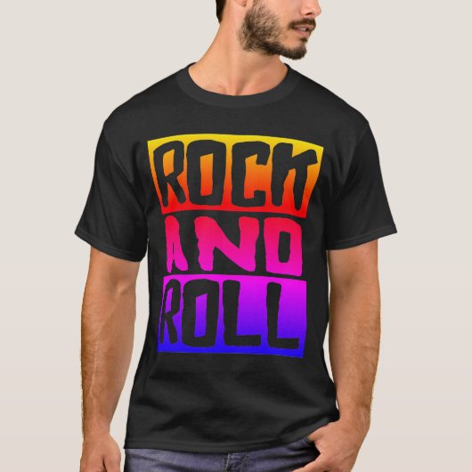 Rock-and-Roll Retro T-Shirt (Vorderseite)
