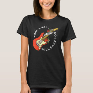 Rock and Roll Rette dir lange Live Rock und Ro T-Shirt