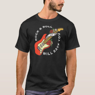 Rock and Roll Rette dir lange Live Rock und Ro T-Shirt
