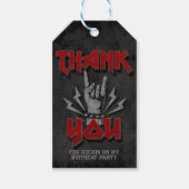 Rock and Roll - Rock themed Geschenkanhänger (Vorderseite)