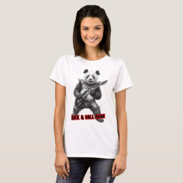 Rock and Roll Ruhm auf einem Schwarzen T-Shirt