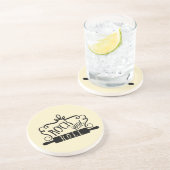 Rock and Roll Sandstein Untersetzer (Seite)