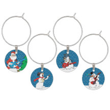 Rock and Roll Santa Claus und Snowmen