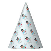 Rock and Roll Snowman Party Hat Partyhütchen (Links)