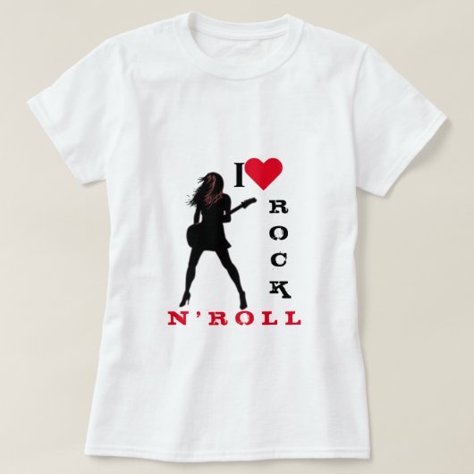 Rock and Roll T - Shirt (Design vorne)