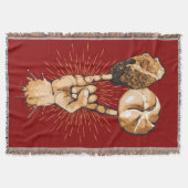 Rock and Roll Throw Blanket Decke (Vorderseite)