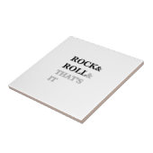 Rock and Roll und das war's Fliese (Seite)