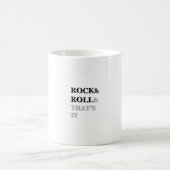 Rock and Roll und das war's Kaffeetasse (Mittel)
