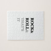 Rock and Roll und das war's Puzzle (Horizontal)