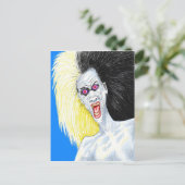 Rock and Roll Vampire Postkarte (Stehend Vorderseite)