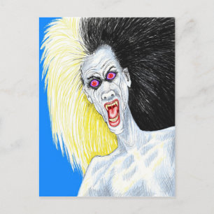 Rock and Roll Vampire Postkarte