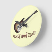 Rock and Roll Wall Clock Runde Wanduhr (Winkel)