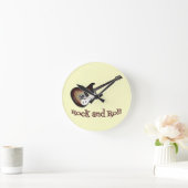 Rock and Roll Wall Clock Runde Wanduhr (Zuhause)