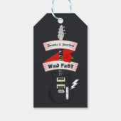 Rock and Roll Wedding Geschenkanhänger (Vorderseite)