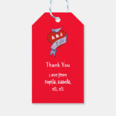 Rock and Roll Wedding Geschenkanhänger (Rückseite)