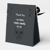 Rock and Roll Wedding Geschenkschachtel (Rückseite)