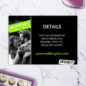 Rock and Roll Wedding Ticket Konzert Boarding Pass Begleitkarte
