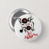 Rock-and-Roll wird die nie! Button (Vorne & Hinten)