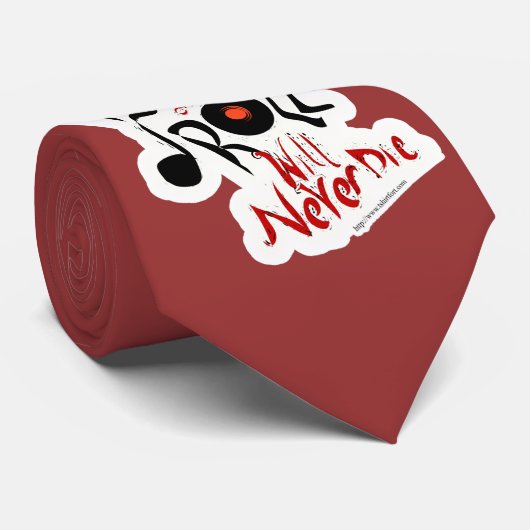 Rock-and-Roll wird die nie! Krawatte (Gerollt)