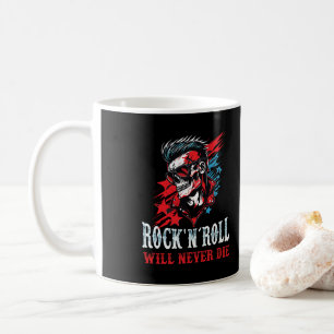 Rock and Roll wird nie die Kaffeetasse