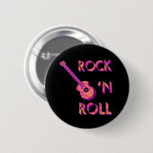 Rock-and-RollAkustikgitarre-Knopf Button (Vorne & Hinten)