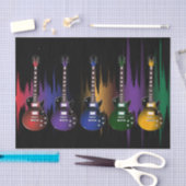 Rock-and-Rollgitarren-Schallwelle Seidenpapier (Handwerk)