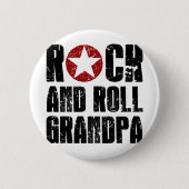 Rock-and-Rollgroßvater Button (Vorderseite)