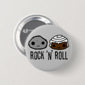 Rock-and-Rollknopf Button (Vorne & Hinten)
