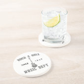 Rock-and-Rollmusik-Abteilung Sandstein Untersetzer (Seite)