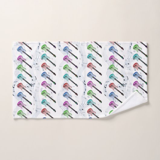 Rock-and-Rollmusik-Tuch-Set Badhandtuch Set (Handtuch)