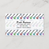 Rock-and-RollMusikindustrie-Karten Visitenkarte (Rückseite)